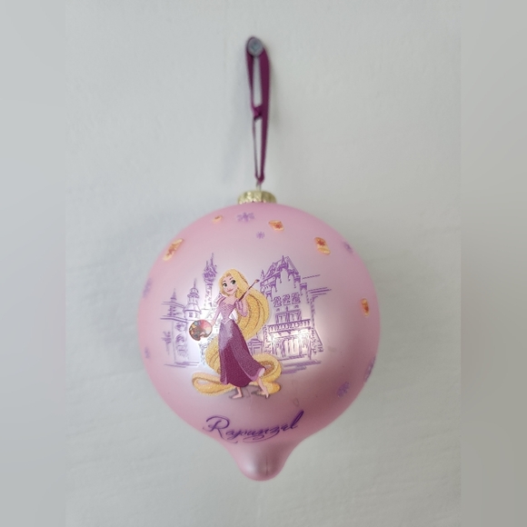 Disney Parks Rapunzel Tangled Holiday Tree Glass Ornament - Picture 1 of 2